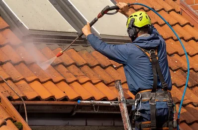 Démoussage et hydrofuge de toiture à Carnas